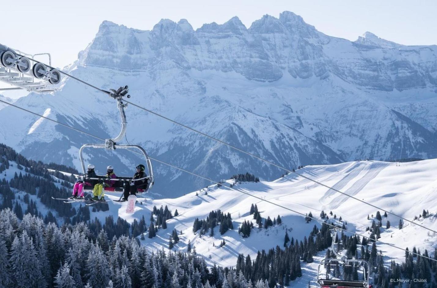 Toison Blanche Tba3 Cosy & Mountain 4 Pers Apartment Chatel Exterior photo